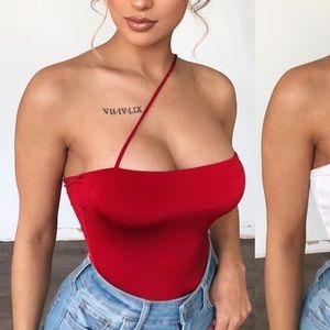 🔥🔥 OOTDFash Julia One Strap Bodysuit